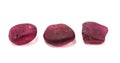 Pile of raw natural ruby Royalty Free Stock Photo