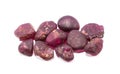 Pile of raw natural ruby Royalty Free Stock Photo