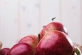 Pile of red apples Royalty Free Stock Photo