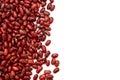 Pile of red kidney bean, canned beans isolated on white background Royalty Free Stock Photo