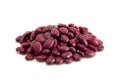 PIle of Red Kidney Beans Isolated on a White Background Royalty Free Stock Photo