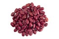 PIle of Red Kidney Beans Isolated on a White Background Royalty Free Stock Photo