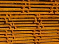 Pile of reinforcing mats