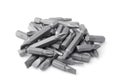 Pile of replacement impact screwdriver bits Royalty Free Stock Photo