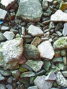 The Pile of River Stones Royalty Free Stock Photo