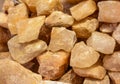 Pile of raw rock salt chunks Royalty Free Stock Photo