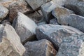 Pile of Rocks Boulders for Construction Royalty Free Stock Photo