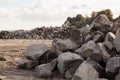 Pile of Rocks Boulders for Construction Royalty Free Stock Photo