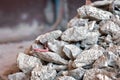 Pile of Rocks, Debris and Pebbles at a Construction Site Royalty Free Stock Photo