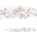 Pile of safety pins isolated on white background, set of different foreshortenings Royalty Free Stock Photo