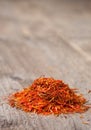 Pile of saffron