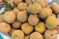 A pile of Santol or cotton fruit