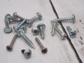 pile of scattered screws