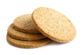 Pile of Scottish oatcakes.