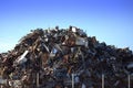 Pile of scrap metal Royalty Free Stock Photo