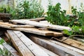 A pile of scrap wood Royalty Free Stock Photo