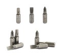 Screwdriver`s replacable bit isolated Royalty Free Stock Photo
