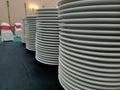 Pile of serving plate Royalty Free Stock Photo