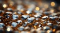 A pile of shiny diamonds background Royalty Free Stock Photo