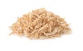 Pile of shredded dry ginger Royalty Free Stock Photo