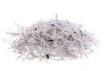 Pile of shredded paper