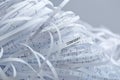 Pile of shredded paper - confidential Royalty Free Stock Photo