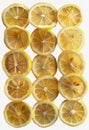 Pile of Sliced Lemons on Table