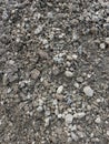 pile of small pebbles, black Royalty Free Stock Photo