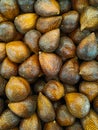 A pile of Snake Fruit on market Royalty Free Stock Photo