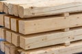 Solid wood and laminated wood beams