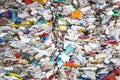 Pile of sorted plastic waste Royalty Free Stock Photo