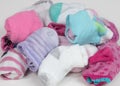 Pile of Sorted Socks Royalty Free Stock Photo