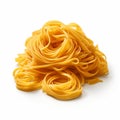 Ultra-realistic Spaghetti Photography On White Background Royalty Free Stock Photo