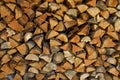 Pile of Split Fire Wood Royalty Free Stock Photo