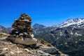 Mountain pass Fuscher Torl on Grossglockner High Alpine Road, Austria Royalty Free Stock Photo