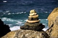 Pile of Stones on Rock