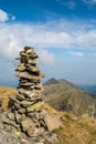 Pile of stones in Romanian Carpathians