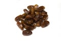 Pile of sweetened dates Royalty Free Stock Photo