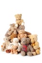 Pile of Teddy bears | Isolated