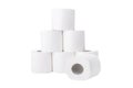 Pile of toilet paper rolls