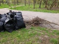 Pile of Trash Bags Royalty Free Stock Photo