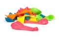 Pile of uninflated balloons Royalty Free Stock Photo