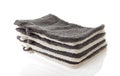 Pile of washcloths Royalty Free Stock Photo