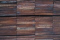 Pile of weathered wood planks. Royalty Free Stock Photo