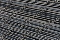 Pile of welded wire mesh Royalty Free Stock Photo