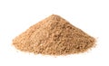 Pile of wheat bran