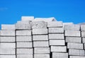 Pile of white bricks