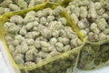 A pile of White Mulberry Morus fruit for sale