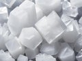 pile of white sugar cubes Royalty Free Stock Photo