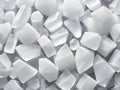 pile of white sugar cubes Royalty Free Stock Photo